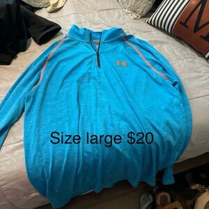 Under armour quarter zip pull over